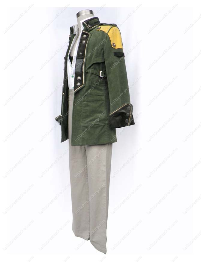 Final Fantasy Sazh Katzroy 8-piece Cosplay Costume