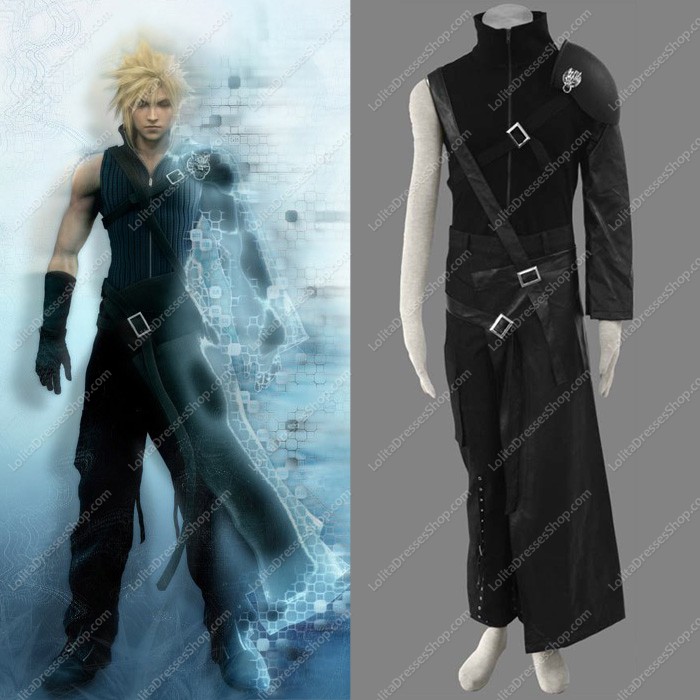 Final Fantasy VII Cloud Strife 4-piece Cosplay Costumes