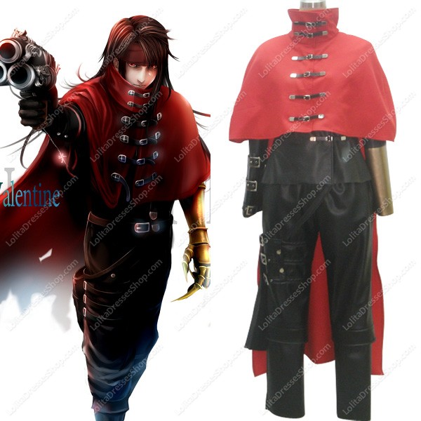 Final Fantasy VII Vincent Valentine Cosplay Costume