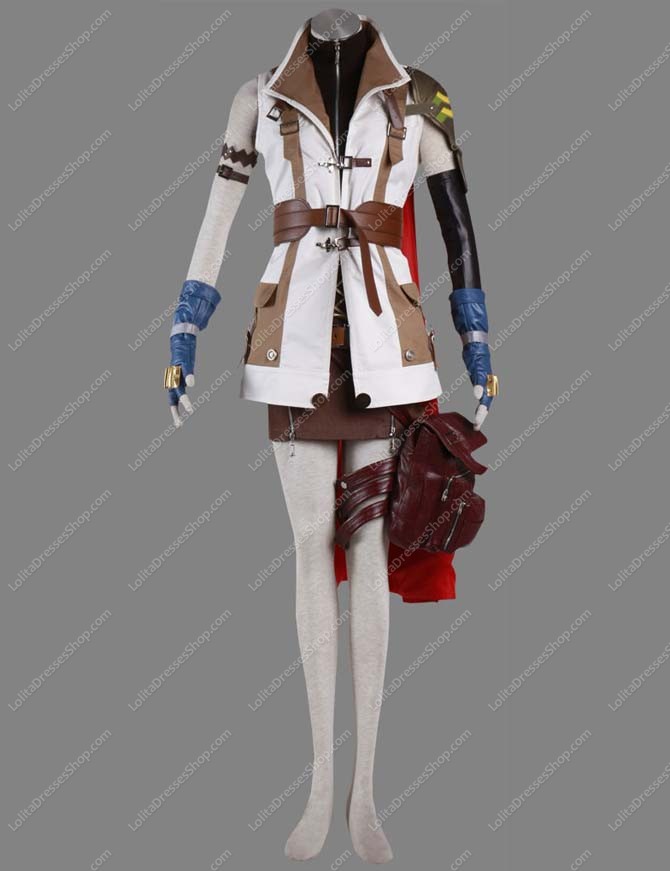 Final Fantasy XIII 13 Lightning Cosplay Costumes
