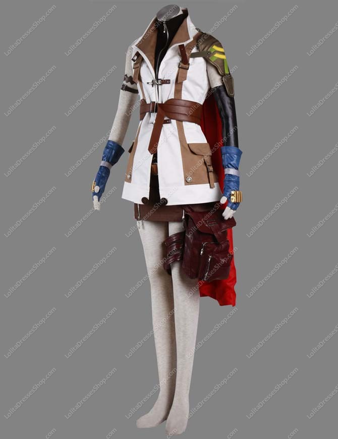 Final Fantasy XIII 13 Lightning Cosplay Costumes