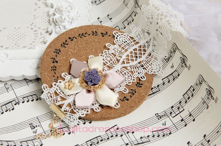 Lolita Fashion Retro Sweet White Lace Flower Foot Jewelry