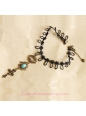 Lolita Black Lace Pendant Cross Necklace
