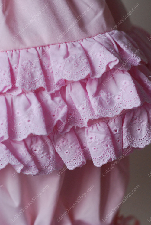 Pink Cotton Lace Sweet Lolita Bloomer