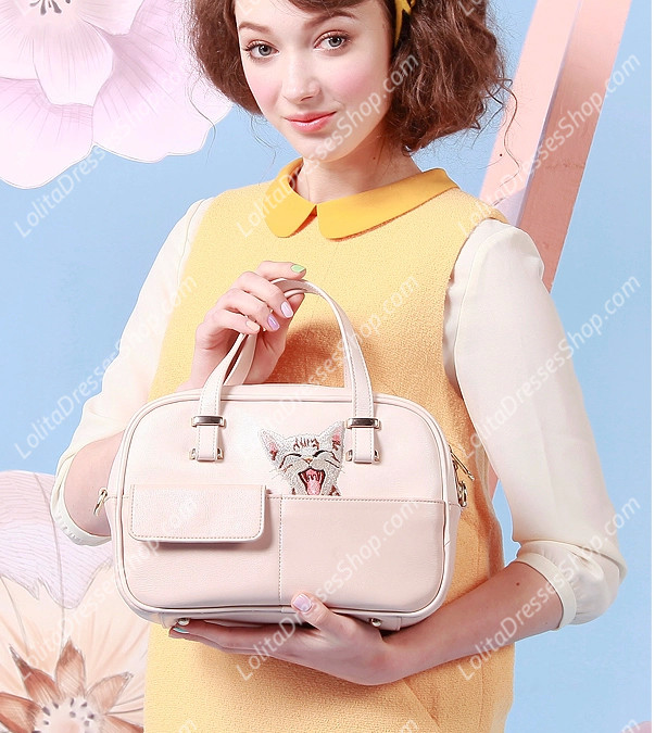 Pink Cute Cat Lolita Bag