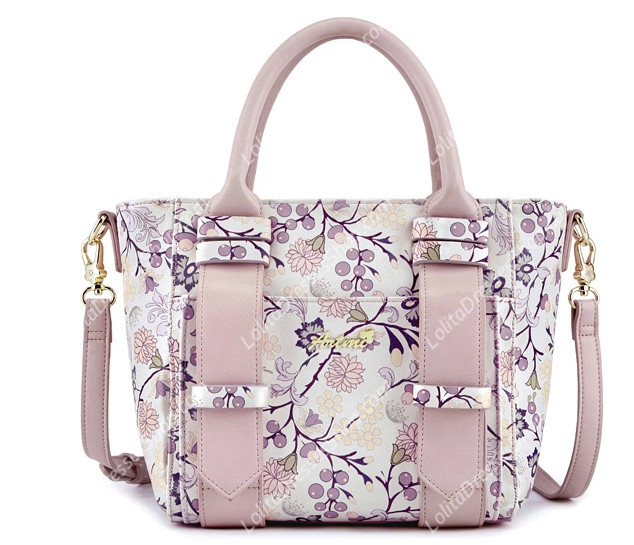 Purple Sweet Collision Color Flowers Lolita Bag