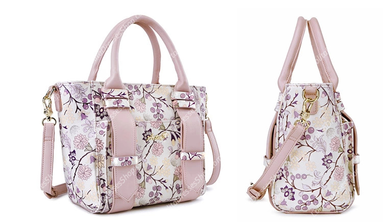 Purple Sweet Collision Color Flowers Lolita Bag