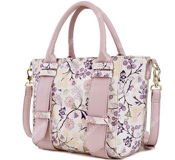 Purple Sweet Collision Color Flowers Lolita Bag