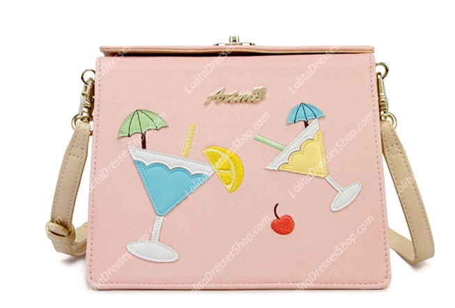 Vintage Pink Summer Casual Lolita Bag