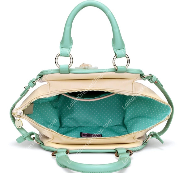 Lovely Lady Mint Green Embroidery Lolita Bag