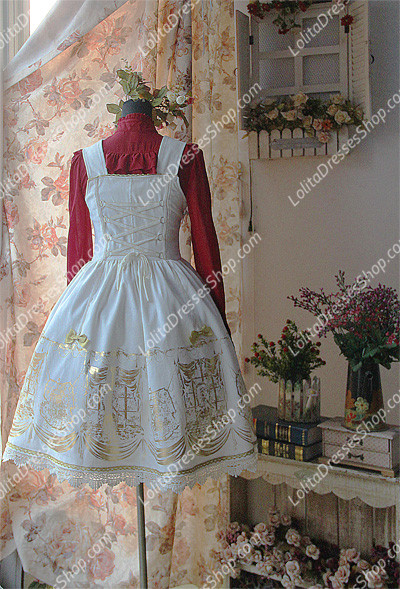Cotten Sweet bronzing JSK pirate Style Second Infanta Lolita Dresses