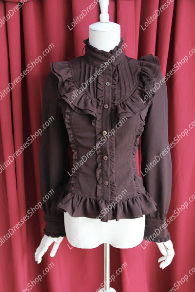 Cotten Sweet Long Sleeve Moon\\\\\\\'s Elegy JSK Infanta Lolita Blouse