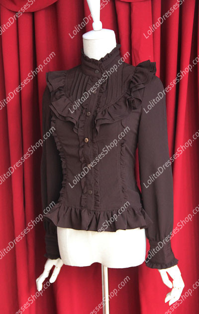 Cotten Sweet Long Sleeve Moon\\\\\\\'s Elegy JSK Infanta Lolita Blouse