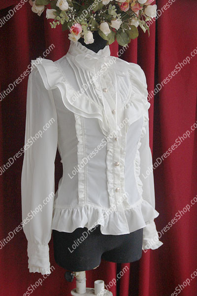 Cotten Sweet Long Sleeve Moon\\\\\\\'s Elegy JSK Infanta Lolita Blouse