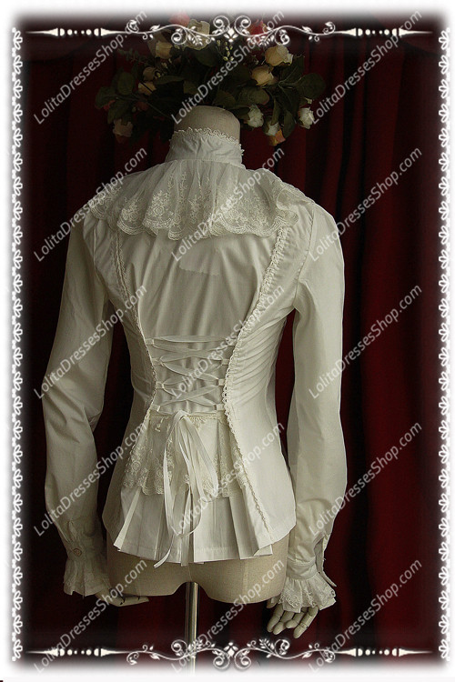 Cotten Sweet Sleeping Beauty Long Sleeve JSK Infanta Lolita Blouse