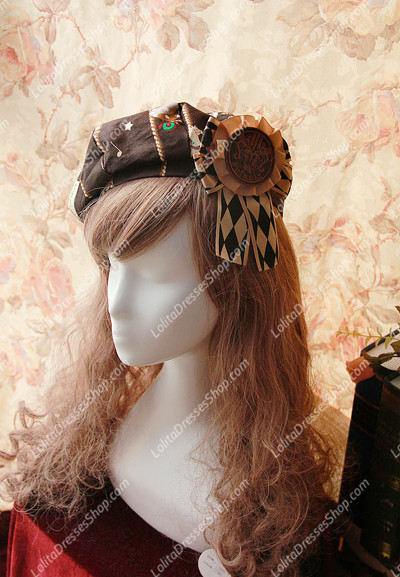 Sweet Cotten Golden Kursaal Infanta Lolita Pumpkin Head Helmet