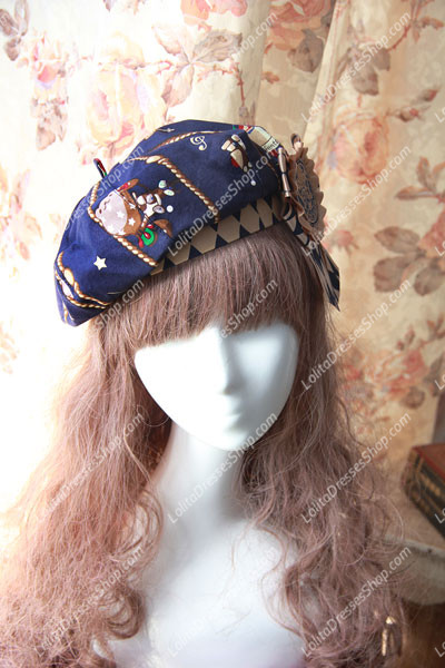 Sweet Cotten Golden Kursaal Infanta Lolita Pumpkin Head Helmet