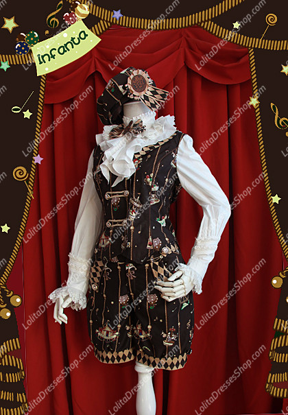 Sweet Cotten Golden Kursaal Infanta Lolita waistcoat