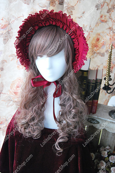 Sweet Snow White Bonnet Knot Sk Infanta Lolita Hat