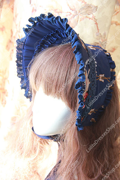 Sweet Snow White Bonnet Knot Sk Infanta Lolita Hat