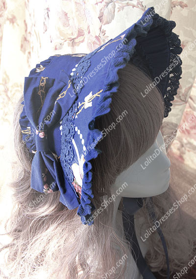 Sweet Snow White Bonnet Knot Sk Infanta Lolita Hat