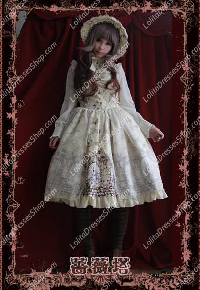 Sweet Cotten Sleepy Beauty Knot Sk Infanta Lolita Dress