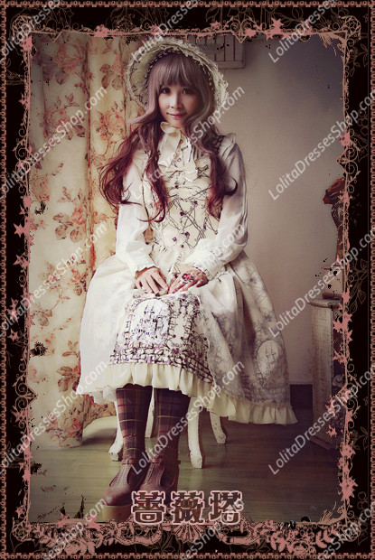 Sweet Cotten Sleepy Beauty Knot Sk Infanta Lolita Dress