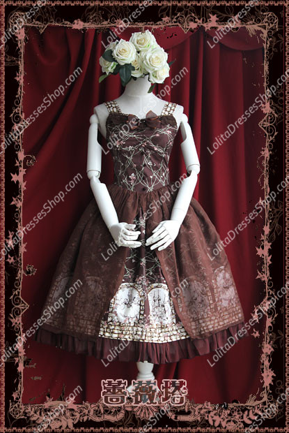 Sweet Cotten Sleepy Beauty Knot Sk Infanta Lolita Dress