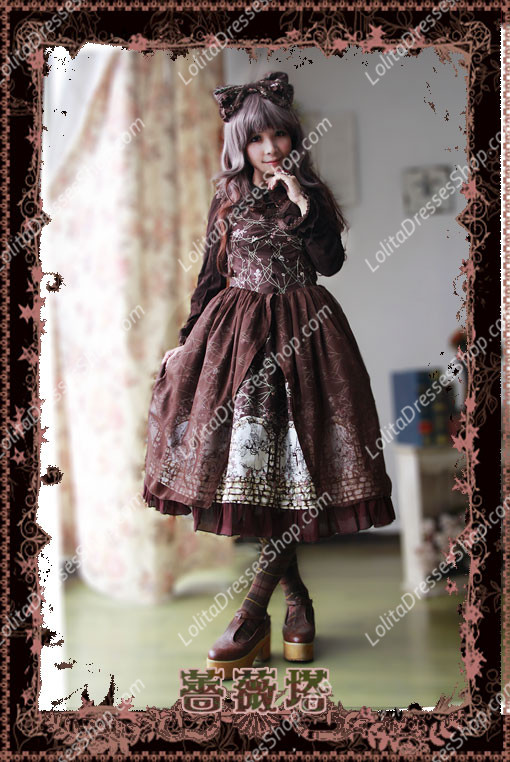 Sweet Cotten Sleepy Beauty Knot Sk Infanta Lolita Dress