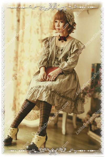 Sweet Cotten Lolita Ann\'s Town sweety Knot Sk Infanta Dress