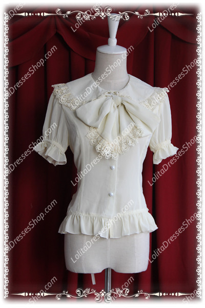 Cheap Sweet Cotten White Bonnet Flower sweety KC Infanta Blouse Sale At ...