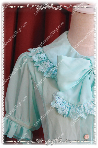 Sweet Cotten White Bonnet Flower sweety KC Infanta Blouse