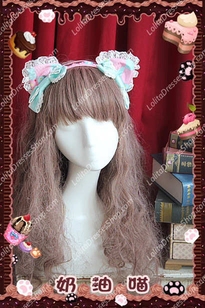 Sweet Cotten Cream Cat sweety KC Infanta Headband