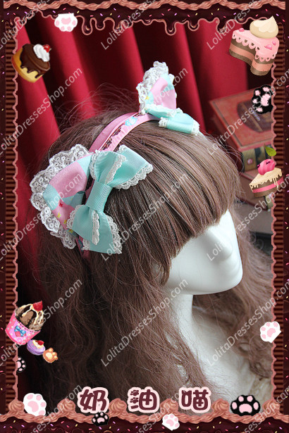 Sweet Cotten Cream Cat sweety KC Infanta Headband