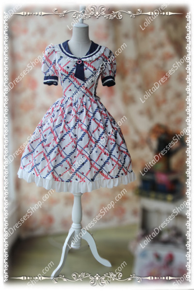 Sweet Cotten Summer Navy sweety KC Infanta Dress