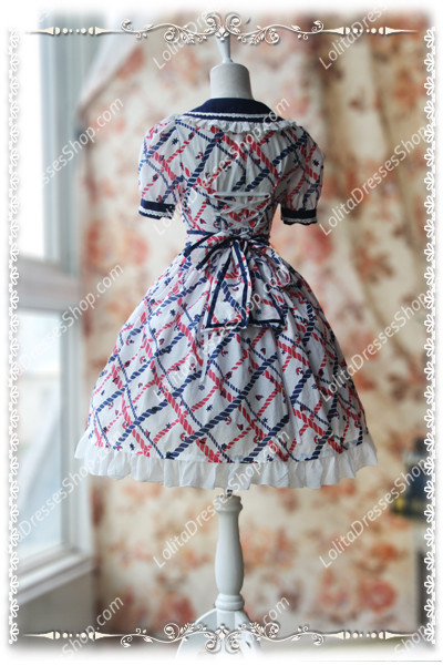 Sweet Cotten Summer Navy sweety KC Infanta Dress