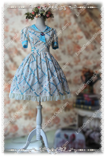 Sweet Cotten Summer Navy sweety KC Infanta Dress