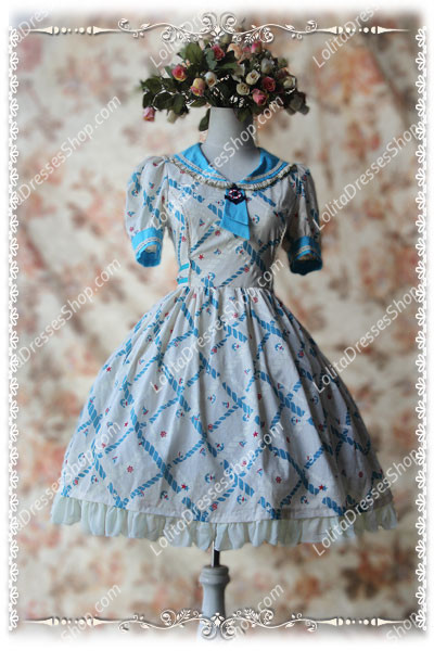 Sweet Cotten Summer Navy sweety KC Infanta Dress