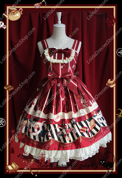 Sweet Cotten Dark Magic Party Infanta Lolita Dress