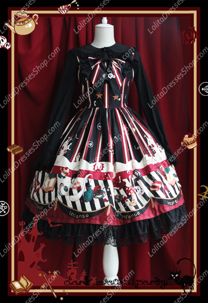 Sweet Cotten Dark Magic Party Infanta Lolita Dress