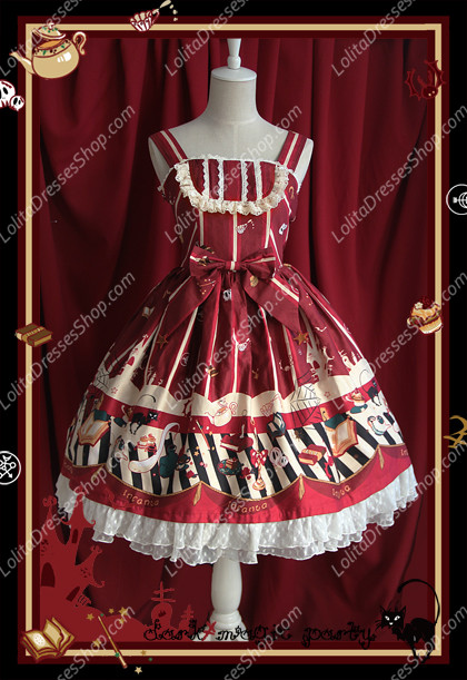 Sweet Cotten Dark Magic Party Infanta Lolita Dress