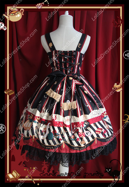 Sweet Cotten Dark Magic Party Infanta Lolita Dress