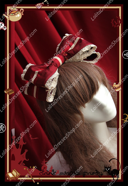 Sweet Cotten Dark Magic Party Infanta Lolita KC Hat