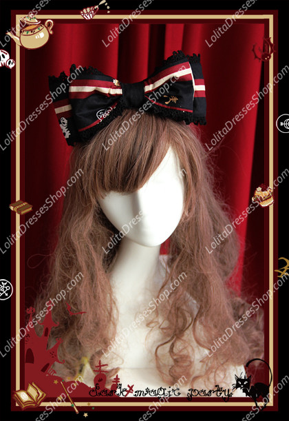 Sweet Cotten Dark Magic Party Infanta Lolita KC Hat