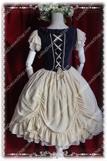 Sweet Cotten Infanta JSK Ruffles Bow Lolita Dress