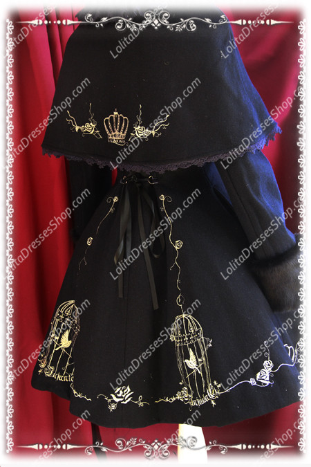 HOT NEW Infanta Lolita Cashmere Cape Coat