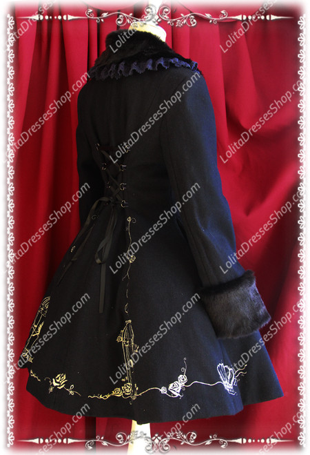 HOT NEW Infanta Lolita Cashmere Cape Coat