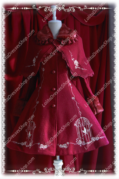 HOT NEW Infanta Lolita Cashmere Cape Coat