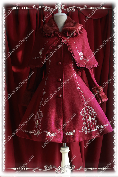 HOT NEW Infanta Lolita Cashmere Cape Coat