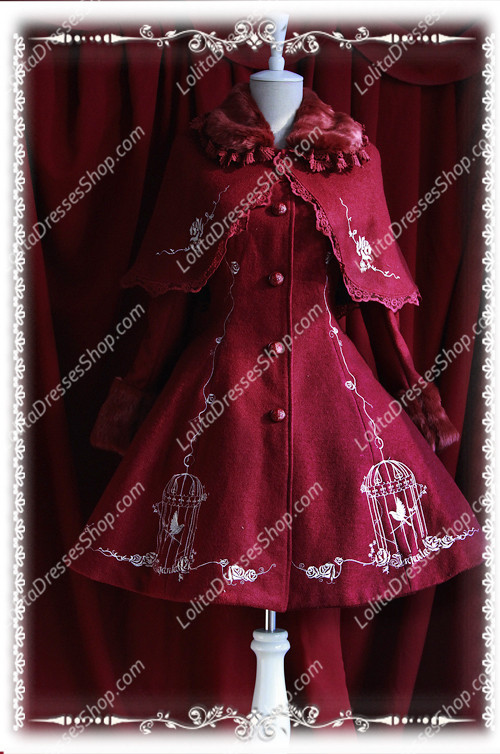 HOT NEW Infanta Lolita Cashmere Cape Coat